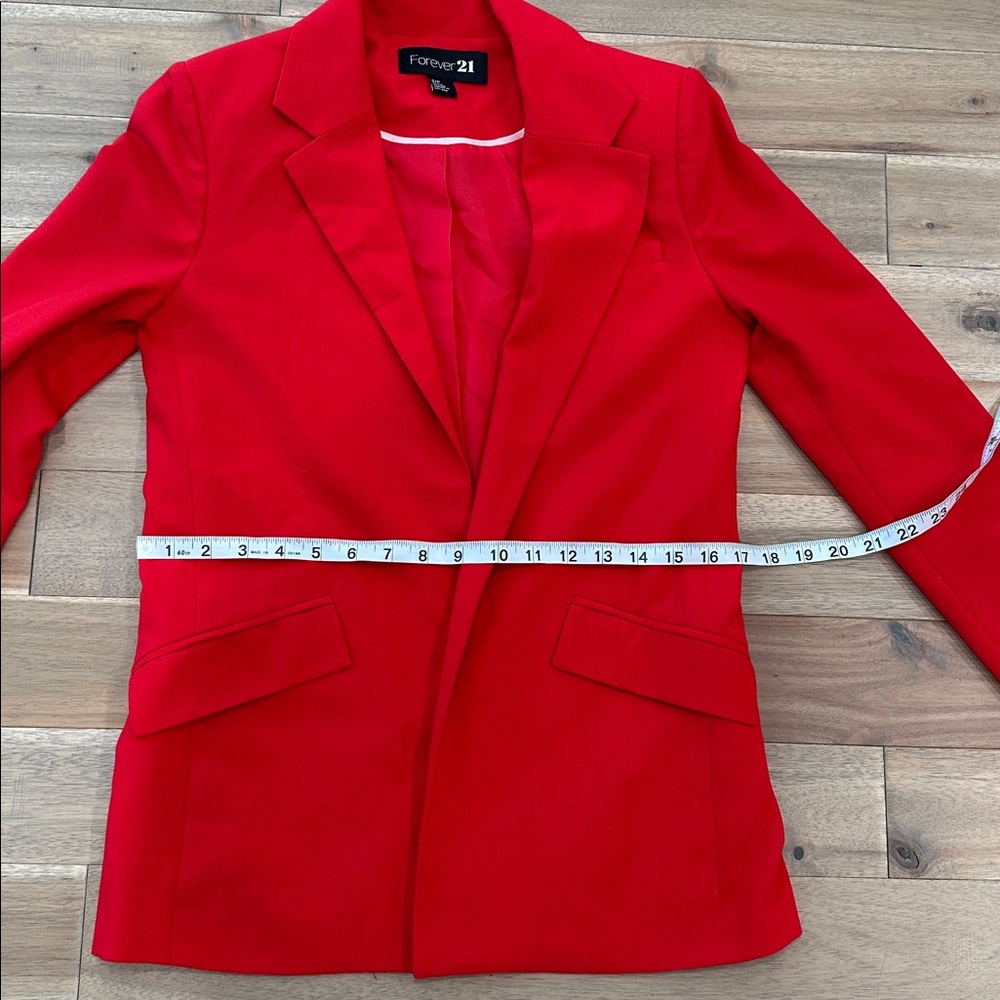 Forever 21 Red Blazer jacket 3 for $20 - Picture 7 of 7